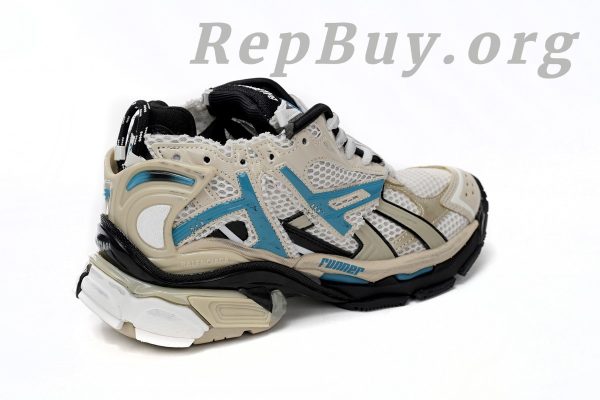 Balenciaga Runner Beige Grey Blue 677402 W5RH6 0312 - 图片 9