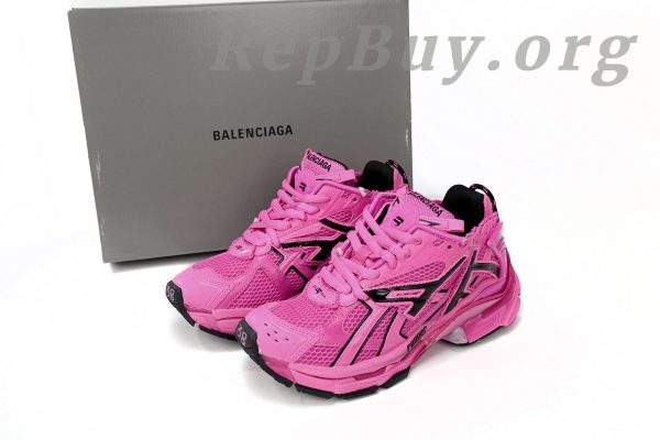 Balenciaga Runner Black Pink 677402 W3RB2 5510 - 图片 14
