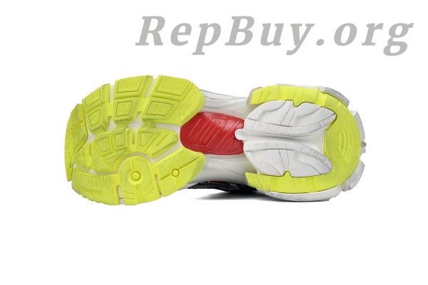 Balenciaga Runner Black White Red Neon Yellow 677402 W3RB2 9167 - 图片 4