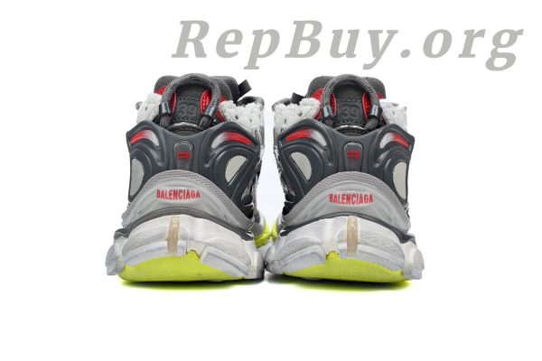 Balenciaga Runner Black White Red Neon Yellow 677402 W3RB2 9167 - 图片 3