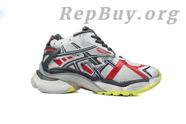 Balenciaga Runner Black White Red Neon Yellow 677402 W3RB2 9167 - 图片 2