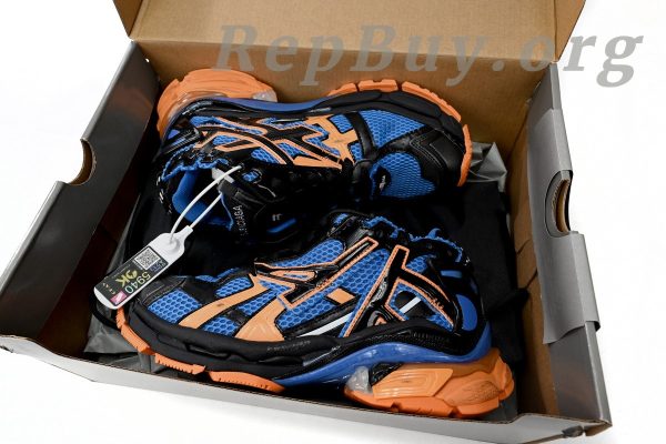 Balenciaga Runner Blue Orange Black 677402 W3RB2 1120 - 图片 13