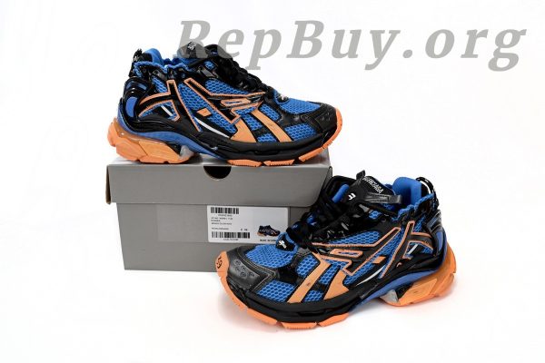 Balenciaga Runner Blue Orange Black 677402 W3RB2 1120 - 图片 15
