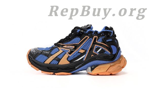 Balenciaga Runner Blue Orange Black 677402 W3RB2 1120