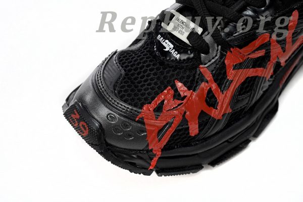 Balenciaga Runner Graffiti Black Red 677402 W3RB1 0102 - 图片 12
