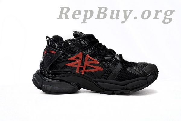 Balenciaga Runner Graffiti Black Red 677402 W3RB1 0102 - 图片 2