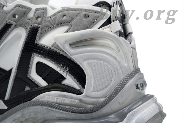 Balenciaga Runner Gray White Black 677402 W3RB2 9012 - 图片 9