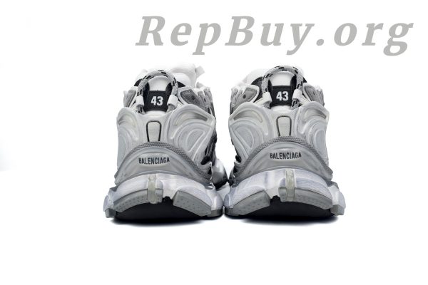 Balenciaga Runner Gray White Black 677402 W3RB2 9012 - 图片 3