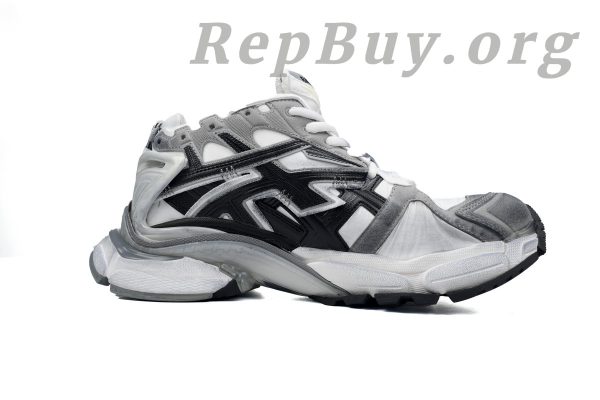 Balenciaga Runner Gray White Black 677402 W3RB2 9012 - 图片 2