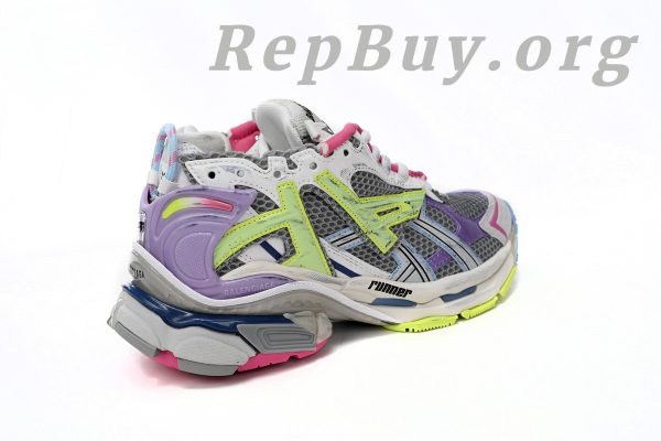 Balenciaga Runner replica, high quality Balenciaga copy, best fake Balenciaga shoes, premium replica sneakers, Balenciaga Runner Leather Free Grey, Light Purple Neon Yellow White shoes, 677402 W3RH5 0308 replica, top tier fake sneakers, luxury replica shoes, designer copy sneakers