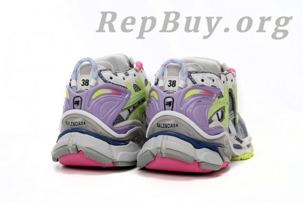 Balenciaga Runner replica, high quality Balenciaga copy, best fake Balenciaga shoes, premium replica sneakers, Balenciaga Runner Leather Free Grey, Light Purple Neon Yellow White shoes, 677402 W3RH5 0308 replica, top tier fake sneakers, luxury replica shoes, designer copy sneakers