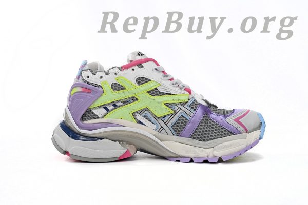 Balenciaga Runner replica, high quality Balenciaga copy, best fake Balenciaga shoes, premium replica sneakers, Balenciaga Runner Leather Free Grey, Light Purple Neon Yellow White shoes, 677402 W3RH5 0308 replica, top tier fake sneakers, luxury replica shoes, designer copy sneakers
