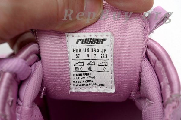 Balenciaga Runner Pink 677402 W3RB1 5000 - 图片 9