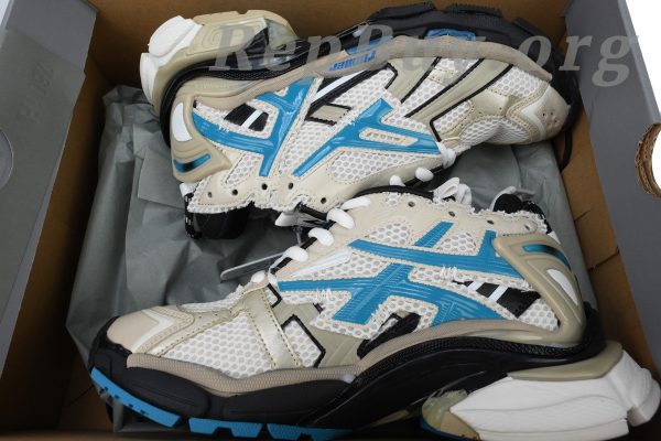 Balenciaga Runner Sneaker Beige Grey Blue 677403 W0RB6 2028 - 图片 10