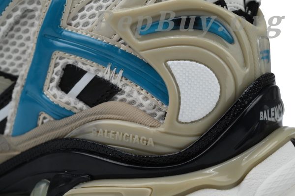 Balenciaga Runner Sneaker Beige Grey Blue 677403 W0RB6 2028 - 图片 9