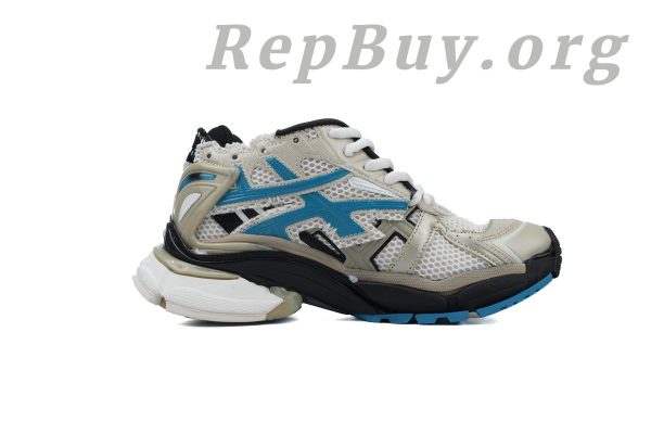 Balenciaga Runner Sneaker Beige Grey Blue 677403 W0RB6 2028 - 图片 2