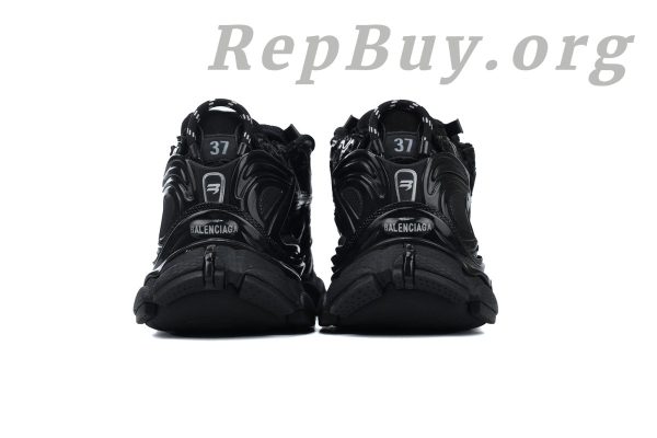 Balenciaga Runner Sneaker Black 656065 W3RA1 1000 - 图片 3