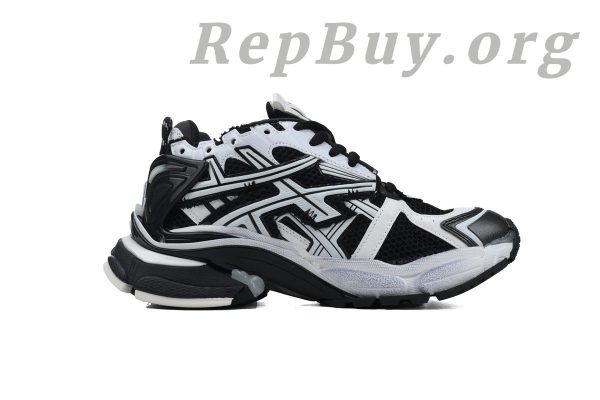 Balenciaga Runner Sneaker Black White 677403 Q3RB2 9010 - 图片 2