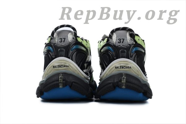 Balenciaga Runner Sneaker Grey Blue Green 677403 W3RB5 5179 - 图片 3