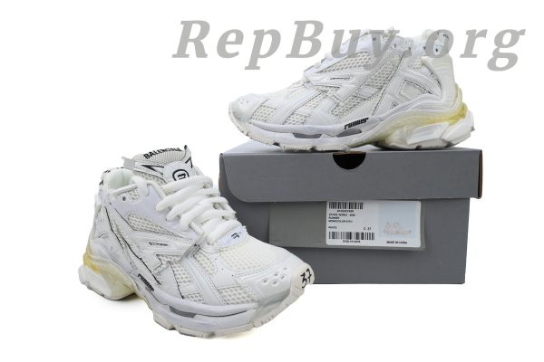 Balenciaga Runner Sneaker White 677402 W3RB1 9000 - 图片 12