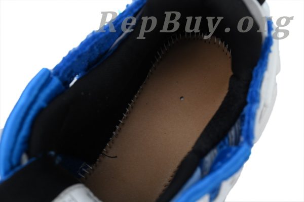 Balenciaga Runner Sneaker White Blue 677403 W3RB3 4912 - 图片 5