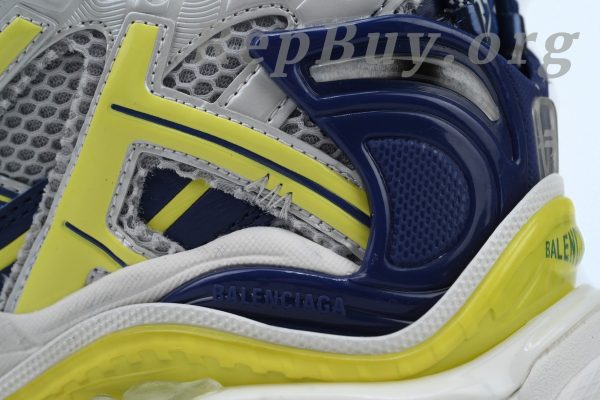 Balenciaga Runner Sneaker White Blue Yellow Grey Black 677403 W2RN1 0080 - 图片 9