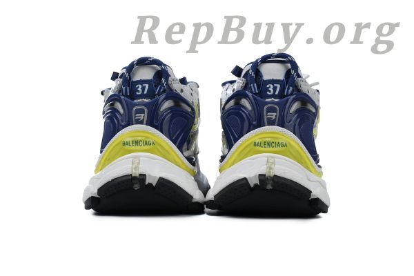 Balenciaga Runner Sneaker White Blue Yellow Grey Black 677403 W2RN1 0080 - 图片 3