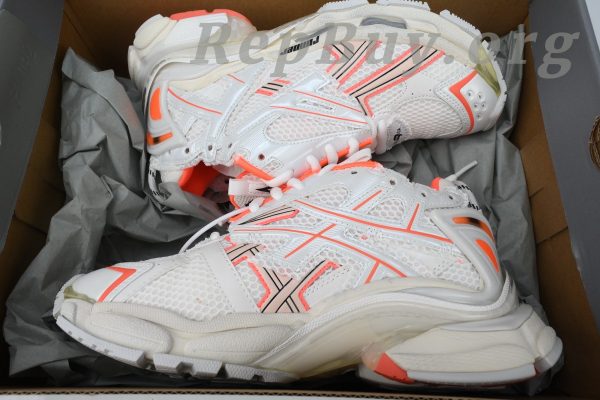 Balenciaga Runner Sneaker White Fluo Orange 677403 W3RBM 2013 - 图片 10