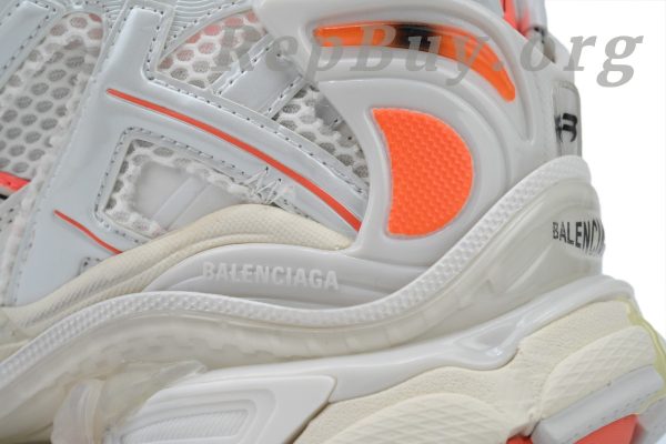 Balenciaga Runner Sneaker White Fluo Orange 677403 W3RBM 2013 - 图片 9