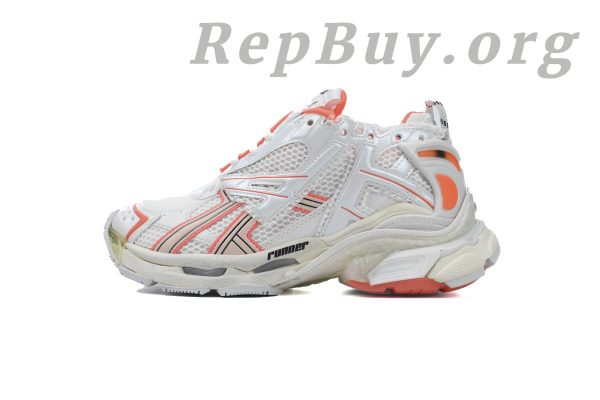 Balenciaga Runner Sneaker White Fluo Orange 677403 W3RBM 2013