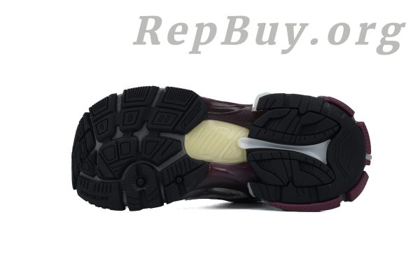Balenciaga Runner Sneaker White Wine Red 677403 W3RB3 9069 - 图片 4