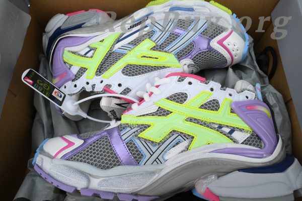 Balenciaga Runner Sneaker White Yellow Purple 677403 W3RBB 9069 - 图片 10