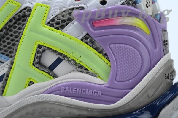 Balenciaga Runner Sneaker White Yellow Purple 677403 W3RBB 9069 - 图片 9