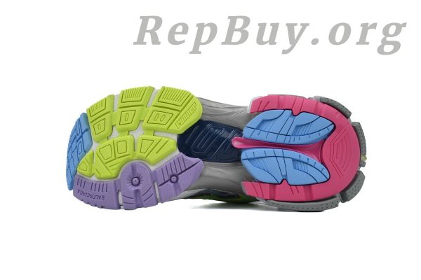 Balenciaga Runner Sneaker White Yellow Purple 677403 W3RBB 9069 - 图片 4