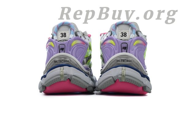 Balenciaga Runner Sneaker White Yellow Purple 677403 W3RBB 9069 - 图片 3