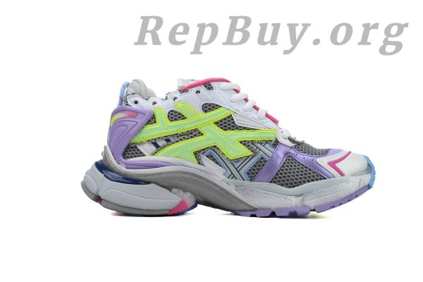 Balenciaga Runner Sneaker White Yellow Purple 677403 W3RBB 9069 - 图片 2
