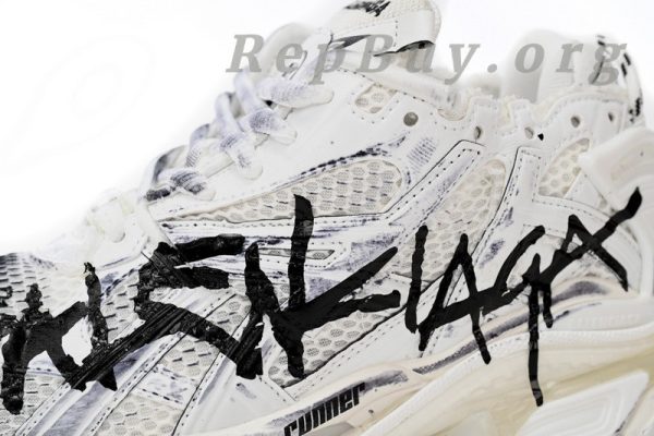 Balenciaga Runner White And Black Characters 677402 W3RBQ 9010 - 图片 8