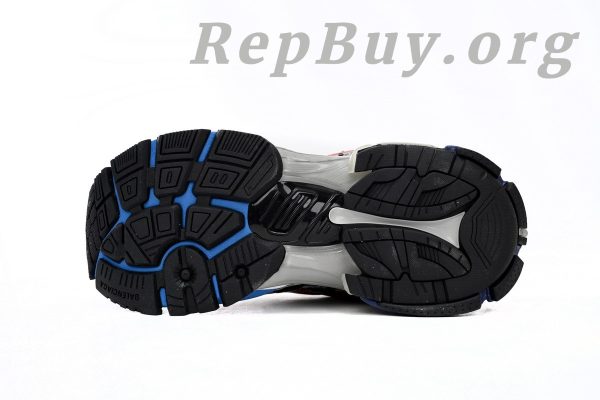 Balenciaga Runner White And Blue Printing 677402 W3RB6 1264 - 图片 4