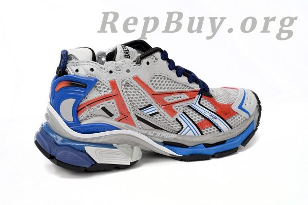 Balenciaga Runner White Blue Orange 677402 W3RB6 1264 - 图片 9