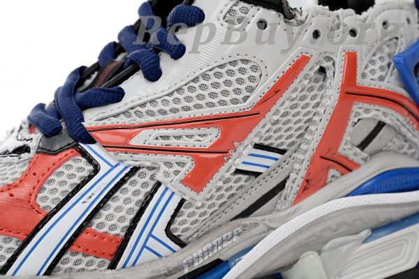 Balenciaga Runner White Blue Orange 677402 W3RB6 1264 - 图片 10