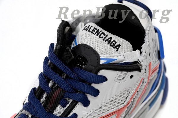 Balenciaga Runner White Blue Orange 677402 W3RB6 1264 - 图片 11