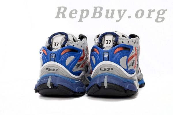 Balenciaga Runner White Blue Orange 677402 W3RB6 1264 - 图片 3