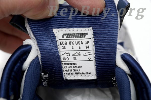 Balenciaga Runner White Blue Yellow Grey Black 677402 W3RB5 9174 - 图片 9