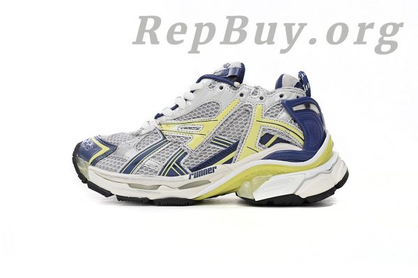 Balenciaga Runner White Blue Yellow Grey Black 677402 W3RB5 9174