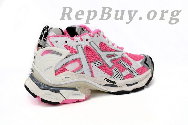 Balenciaga Runner White Fluo Pink 677402 W3RBN 9155 - 图片 9