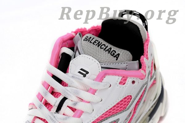 Balenciaga Runner White Fluo Pink 677402 W3RBN 9155 - 图片 11