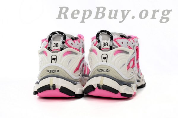 Balenciaga Runner White Fluo Pink 677402 W3RBN 9155 - 图片 3