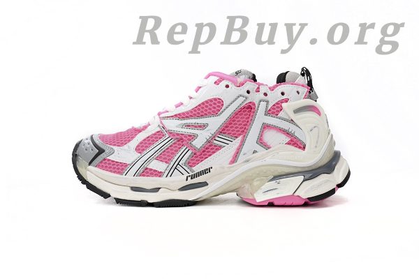 Balenciaga Runner White Fluo Pink 677402 W3RBN 9155
