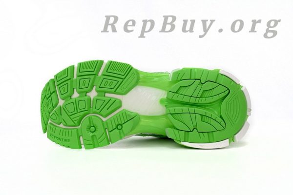 Balenciaga Runner White Green 677402 W3RBM 3590 - 图片 5