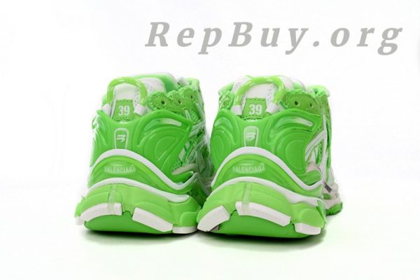 Balenciaga Runner White Green 677402 W3RBM 3590 - 图片 4